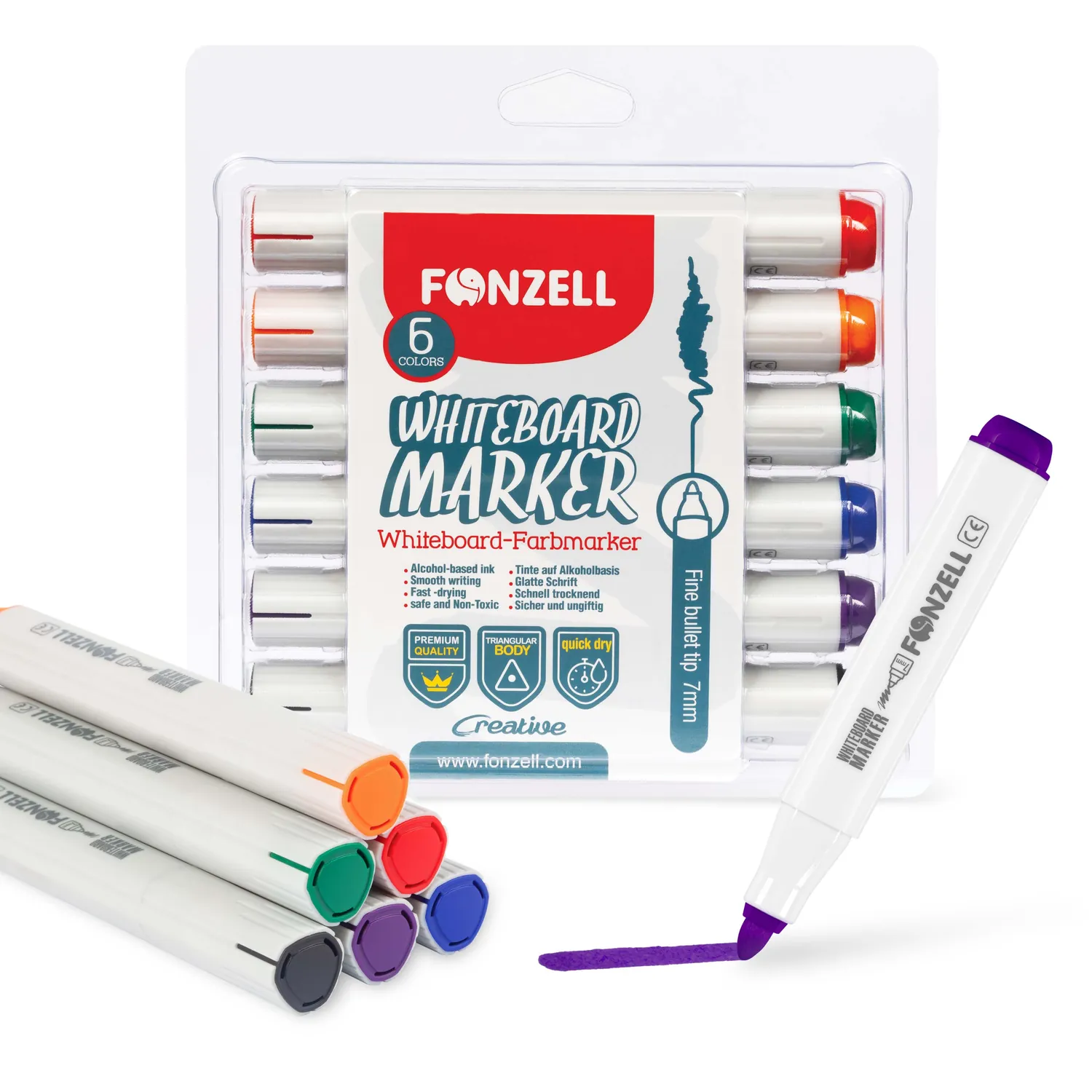 Whiteboard  Color Markers
