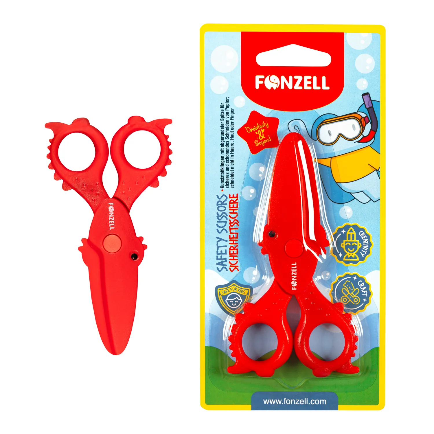 Safety Scissors - Golden fish