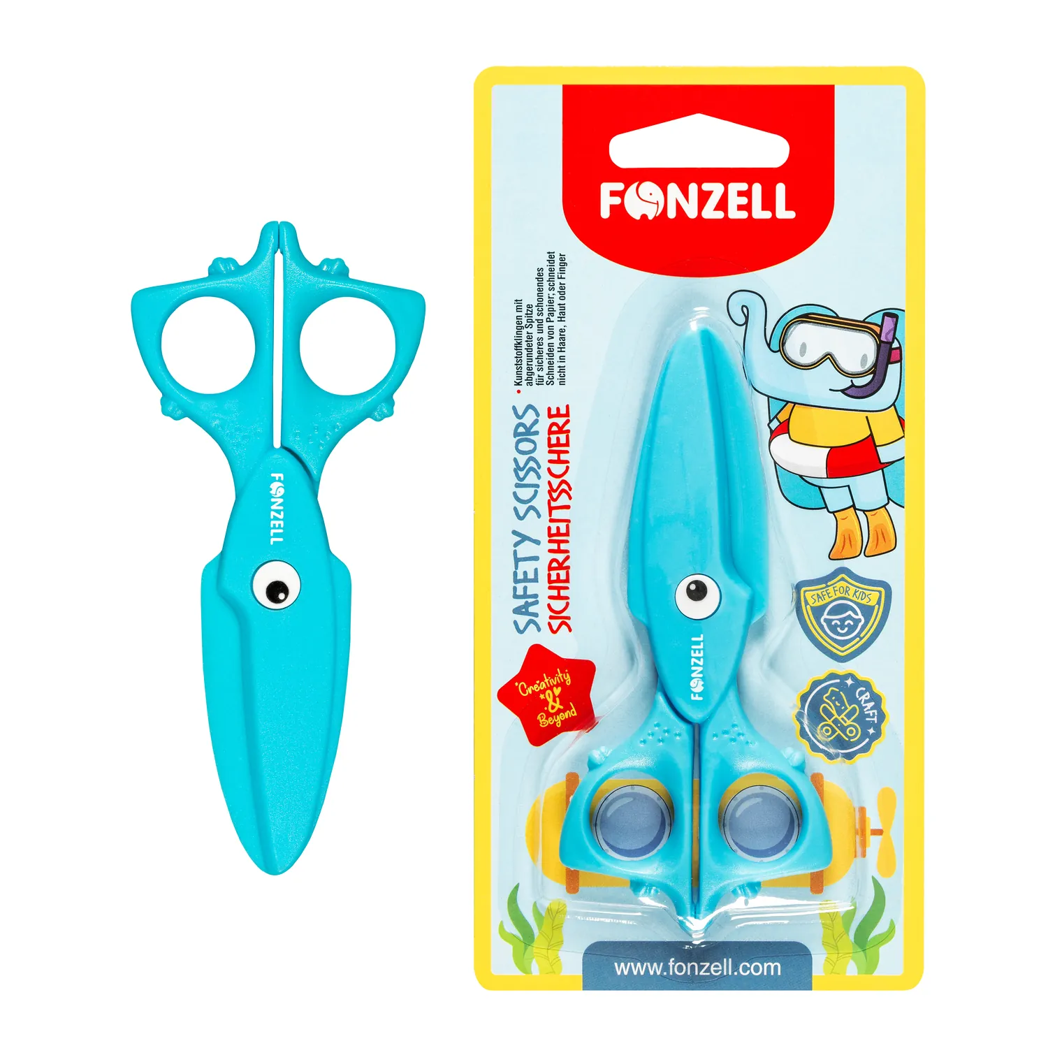 Safety Scissors - squid