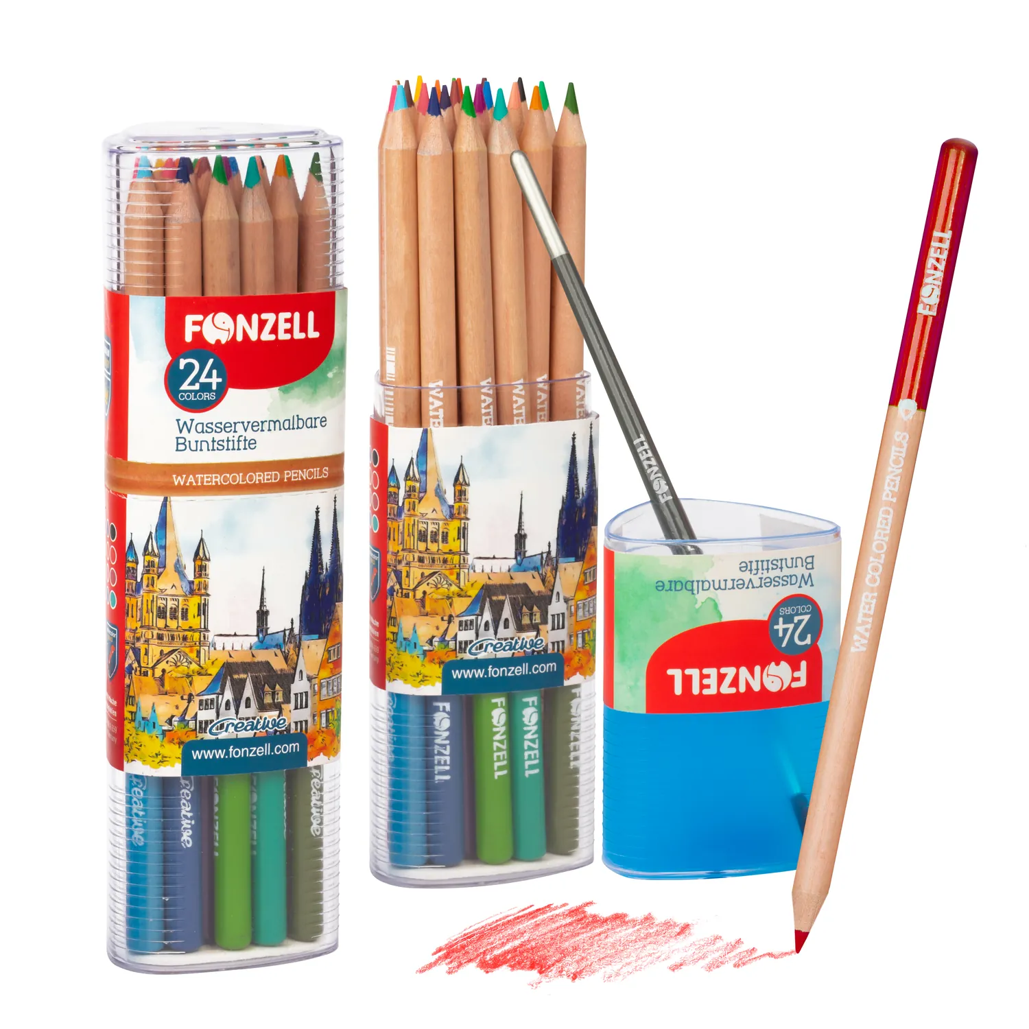 Watercolor pencils