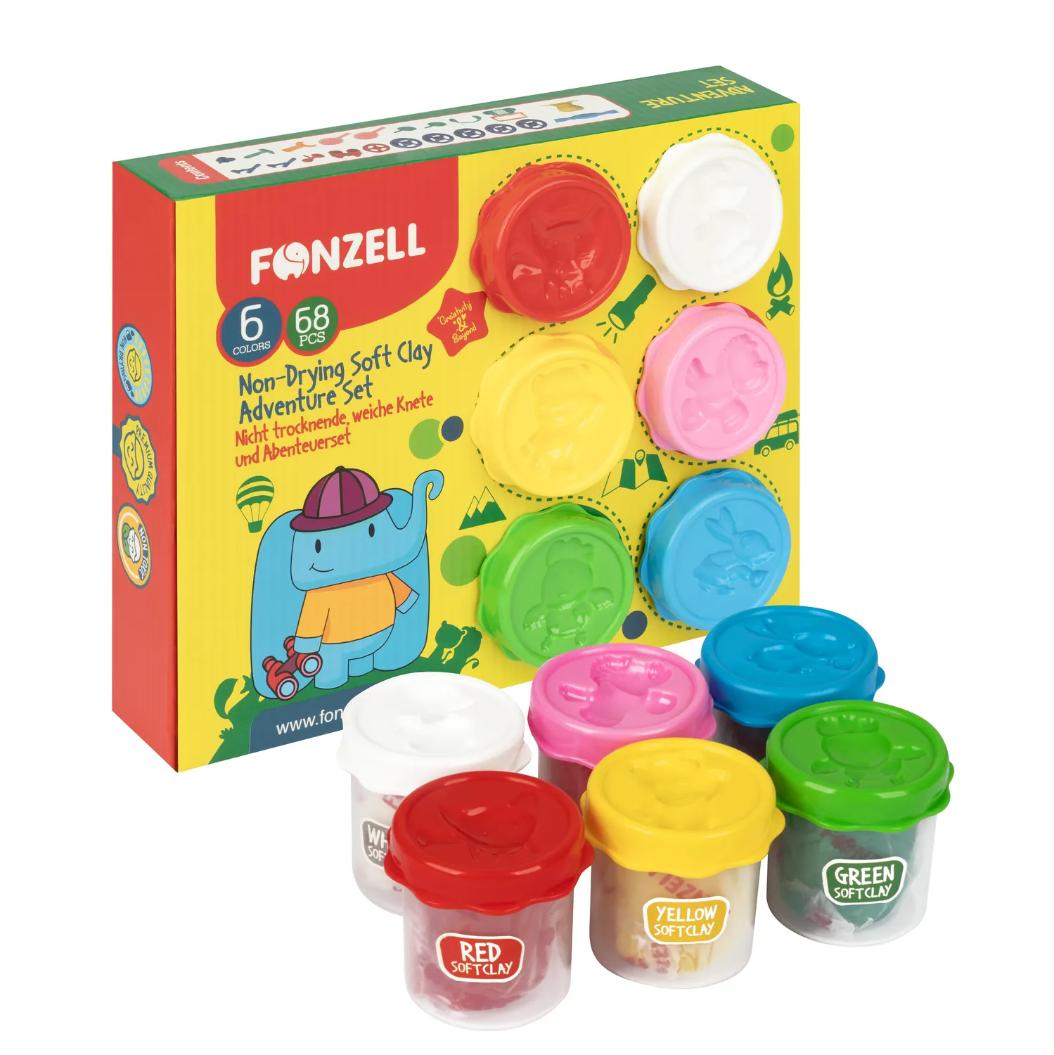 Adventure Set Non-Drying Soft Clay