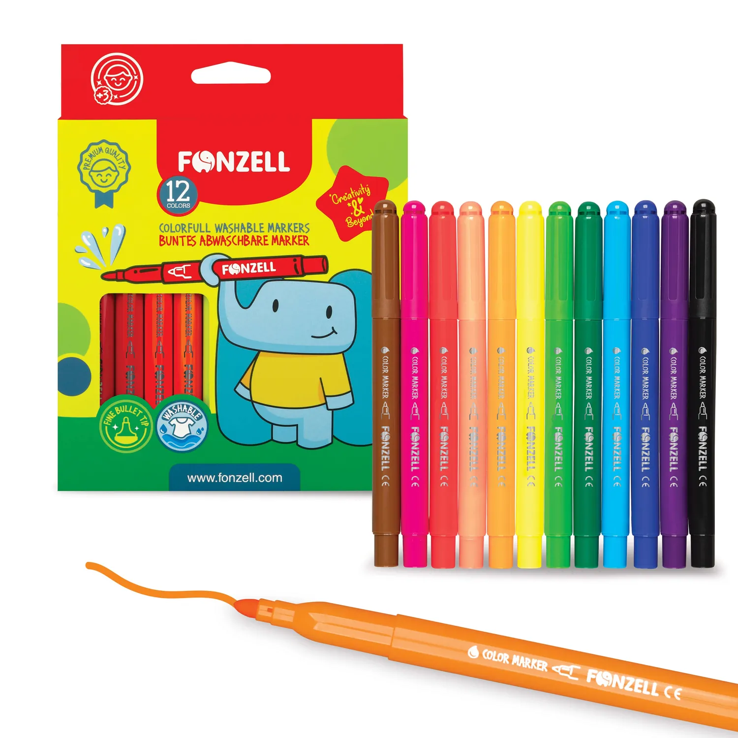 Colorful Washable Markers