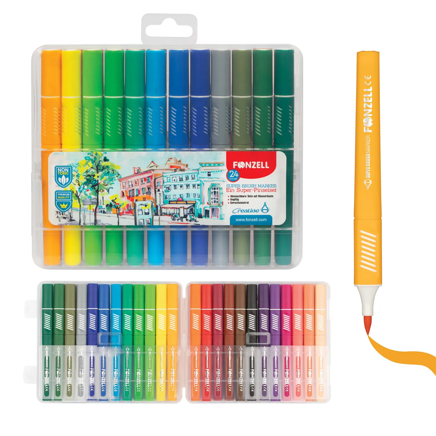 Super Brush Markers