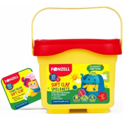 15 Color Soft Clay (Large Funny Figure)