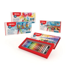18-Colored oil pastel