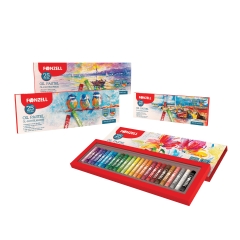 25-Colored oil pastel