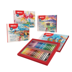 36-Colored oil pastel