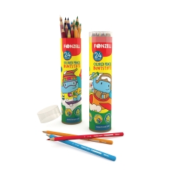 24-Colored Pencils round box