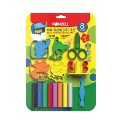 8 Color Soft Clay(in vacume)