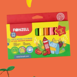12 color scented markers