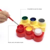 Portable 6-color poster paint set for travel and art projects