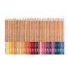 Purple colored pencil from 72-color tin box set for arts and crafts projects