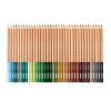 Brown colored pencil from 72-color tin box set for natural tones