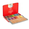 Brown colored pencil from 48-color tin box set for natural tones