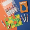 Non-smudge washable markers for neat and tidy artwork
