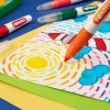 12 colorful washable markers for cards, crafts, and DIY projects