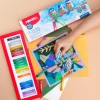 Non-toxic 25-color oil pastel set safe for children and creative use