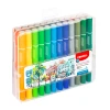 Non-toxic 24 super brush markers safe for children and adults