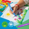 Premium 12-color washable markers for safe and fun creative activities