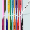 Smudge-free erasable color markers for clean drawings