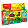 Portable 8-color dinosaur crayons for home, school, and travel activities