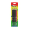 Set of 5 HB pencils with 1 red copying pencil for school use