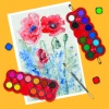Durable 24-color watercolor paints for long-lasting creative fun