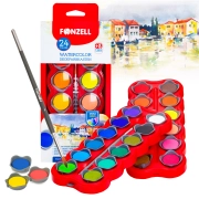 24-Color Watercolor Paint Set