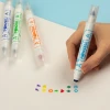 Vibrant 12-color stamp markers for fun, creative, and safe crafting