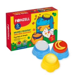 Washable Finger Paints – 6 Safe