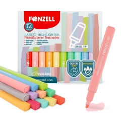Pastel Highlighters – 12 Colors