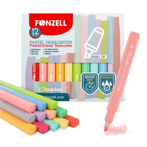 Pastel Highlighters – 12 Colors