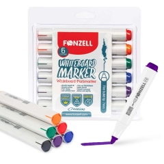 6 Whiteboard Color Markers