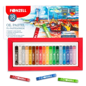18-Colored oil pastel