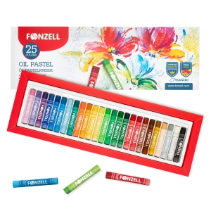 25-Colored oil pastel