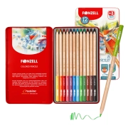 12-Colored Pencils in Tin Box