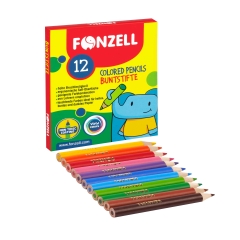 12 Half-Size Colored Pencils