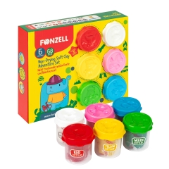 6 Color Soft Clay (Adventure Set)