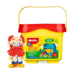 15 Color Soft Clay (Large Funny Figure)