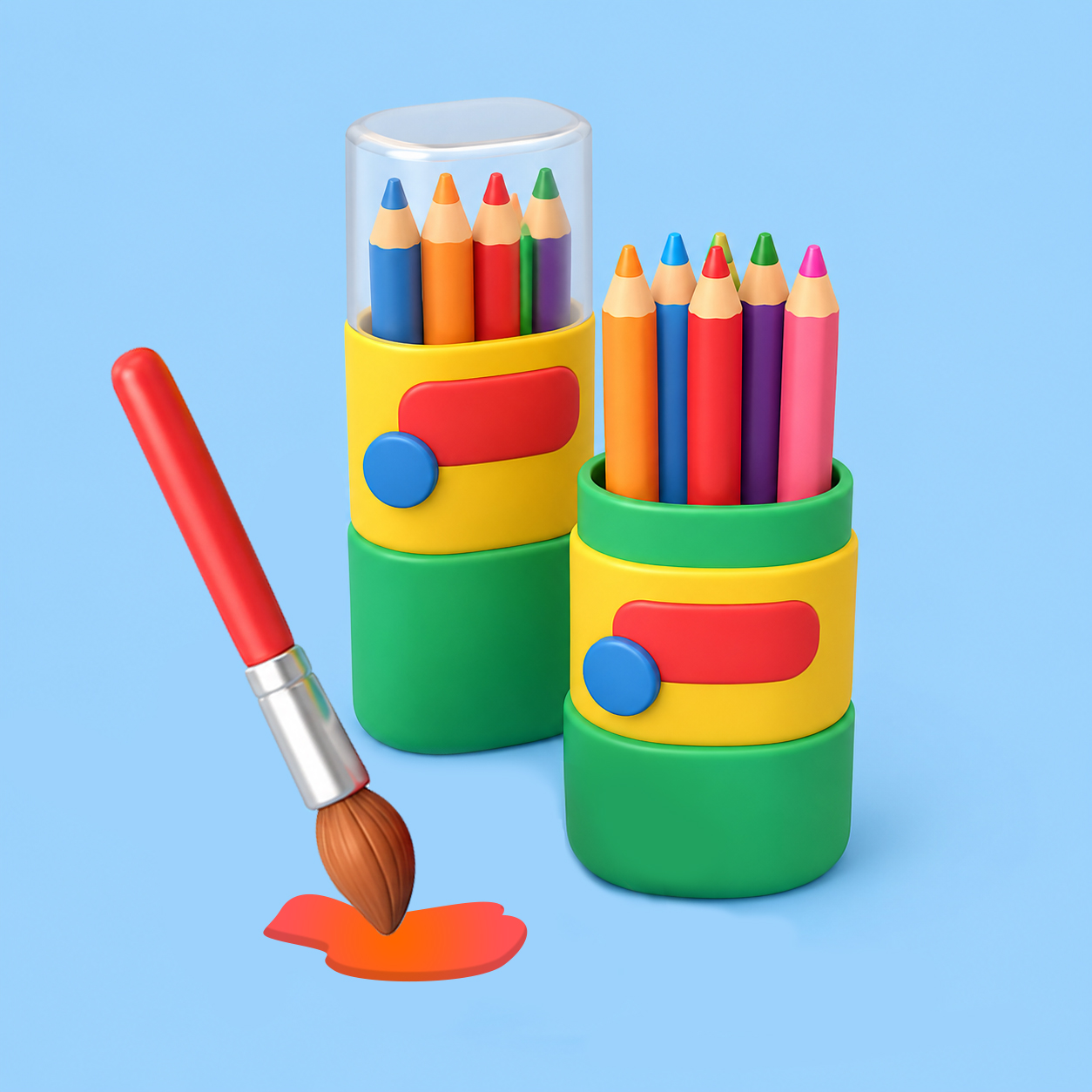 Watercolor pencils