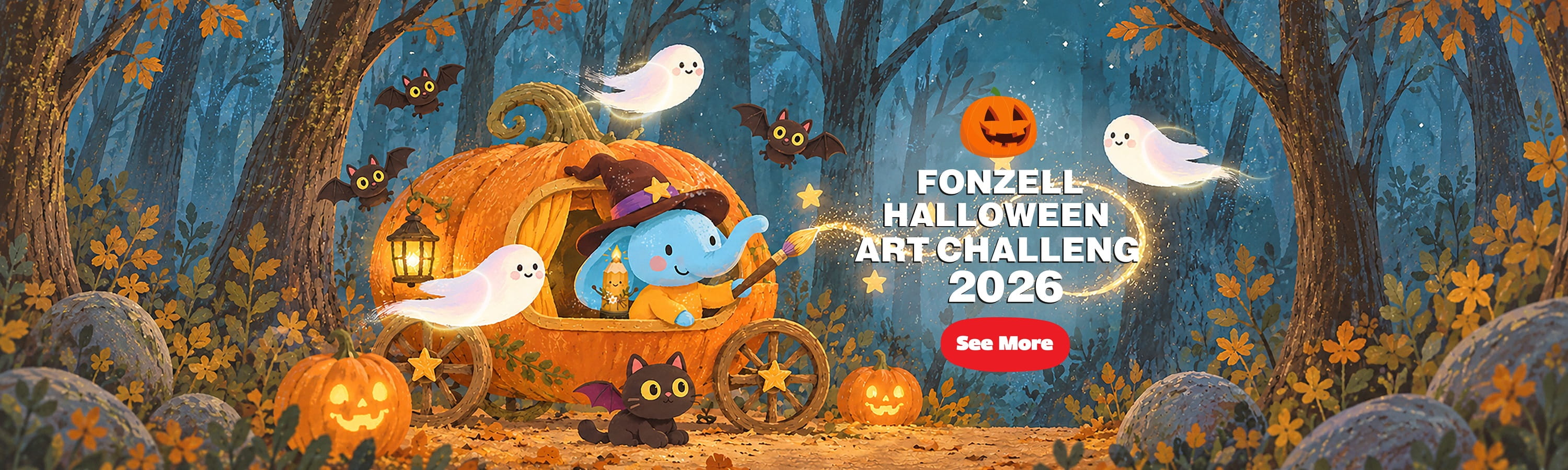 Fonzell Halloween Art Challeng 2026